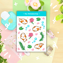 Load image into Gallery viewer, Koi Adventures Sticker Sheet
