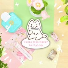 Load image into Gallery viewer, Knife Cat Sticker