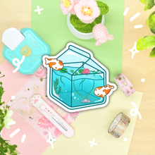 Load image into Gallery viewer, Koi Pond Carton Sticker