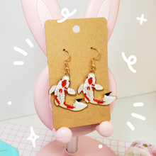 Load image into Gallery viewer, Red Koi Fish Earrings