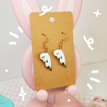 Load image into Gallery viewer, White Cat Earrings