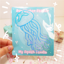 Load image into Gallery viewer, Jellyfish Suncatcher Sticker