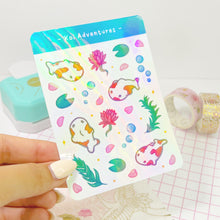 Load image into Gallery viewer, Koi Adventures Sticker Sheet