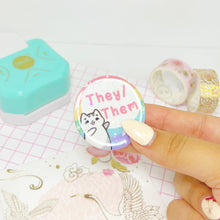 Load image into Gallery viewer, Pronoun Buttons (25% Profits Donated)