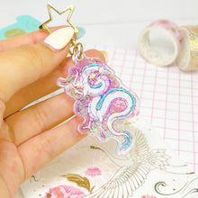 Load image into Gallery viewer, Haku Dragon Keychain