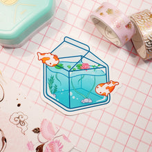 Load image into Gallery viewer, Koi Pond Carton Sticker