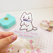 Load image into Gallery viewer, Knife Cat Sticker