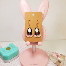 Load image into Gallery viewer, Sakura No-Face Earrings