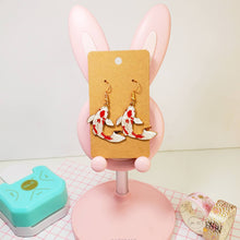 Load image into Gallery viewer, Red Koi Fish Earrings