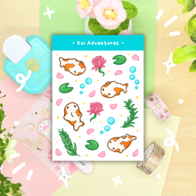 Load image into Gallery viewer, Koi Adventures Sticker Sheet
