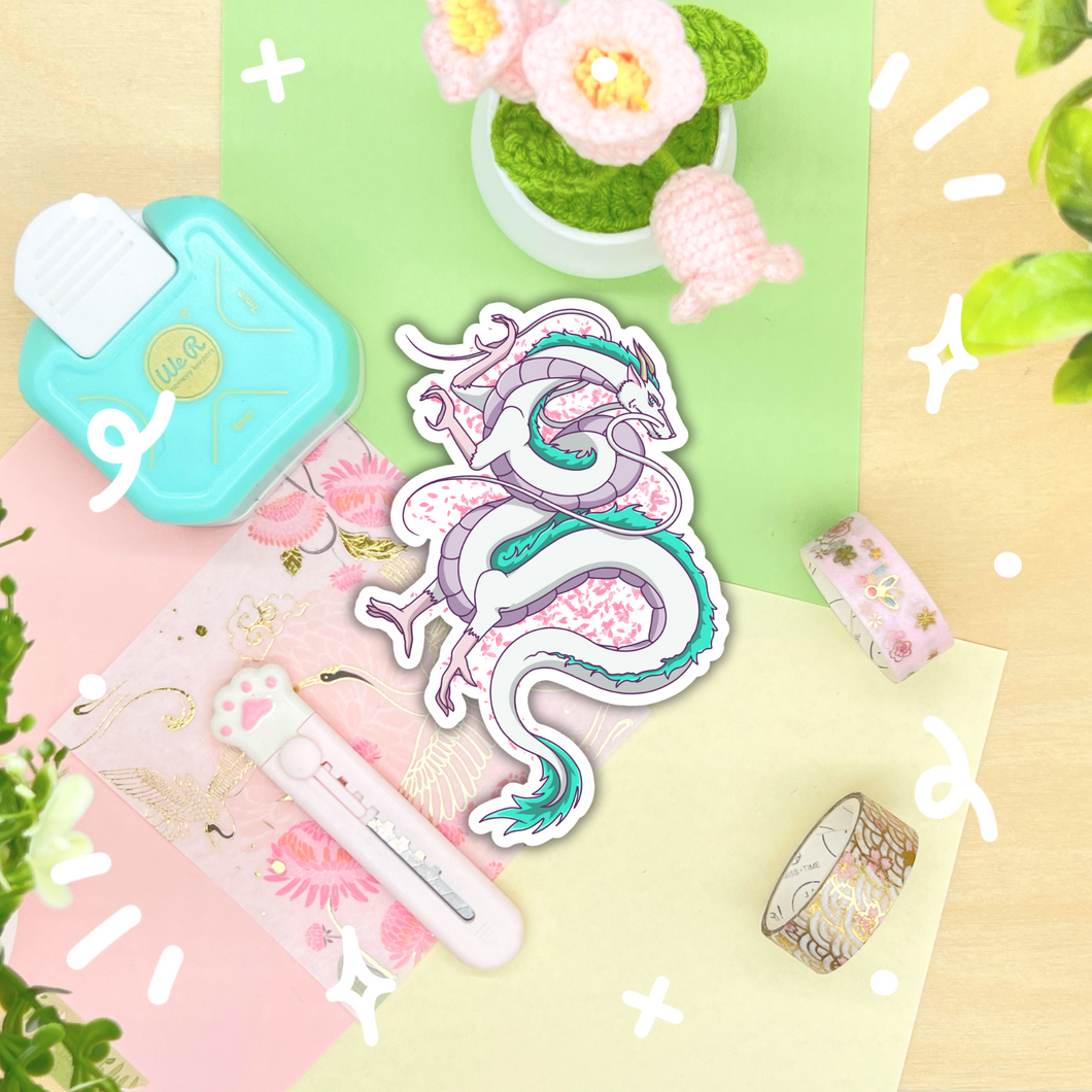 Haku Dragon Waterproof Sticker