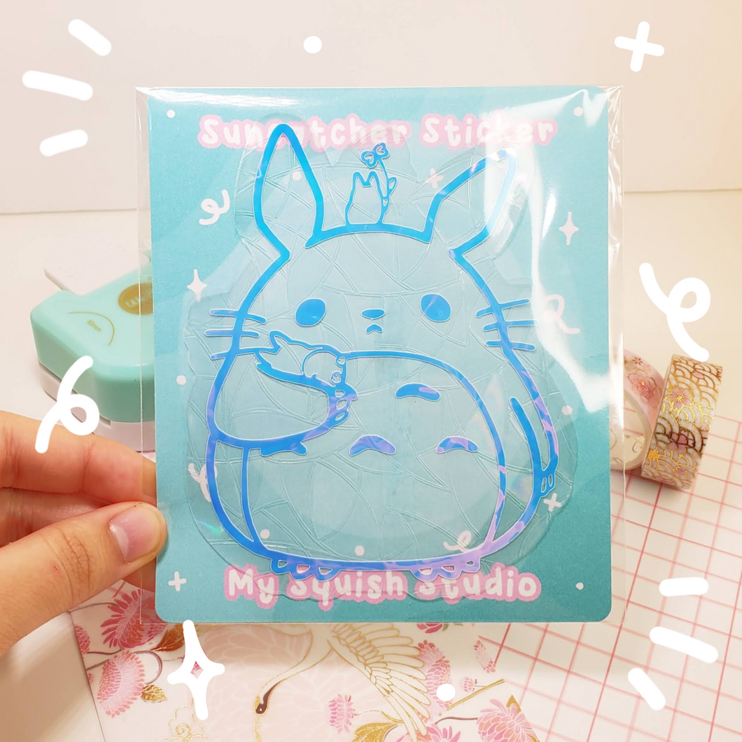 Totoro Suncatcher Sticker