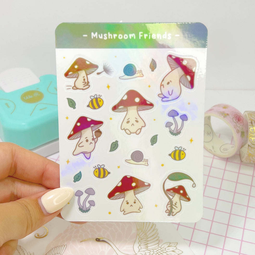 Mushroom Friends Sticker Sheet